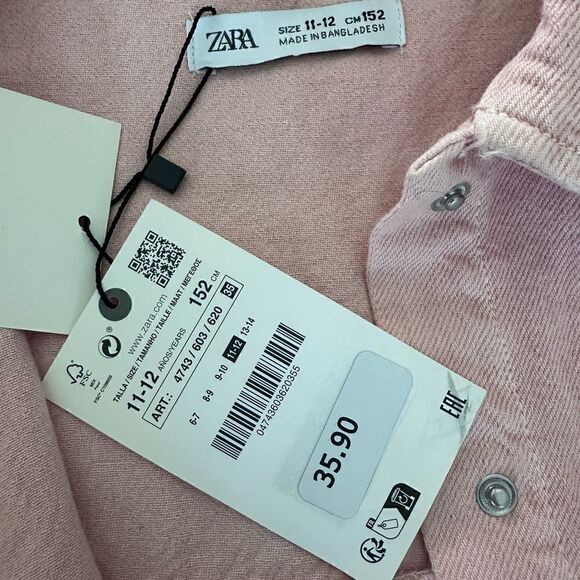 ZARA kids Patch Denim Overshirt - Picture 2 of 4